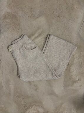 Light Heather Gray Wide-Leg Sweatpants - Size 4T